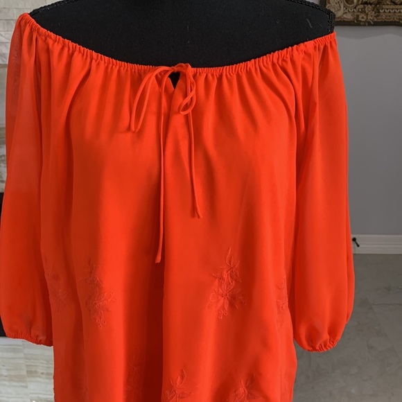 Women’s Eva Mendez Orange‎ Size S. Dress - Picture 2 of 12